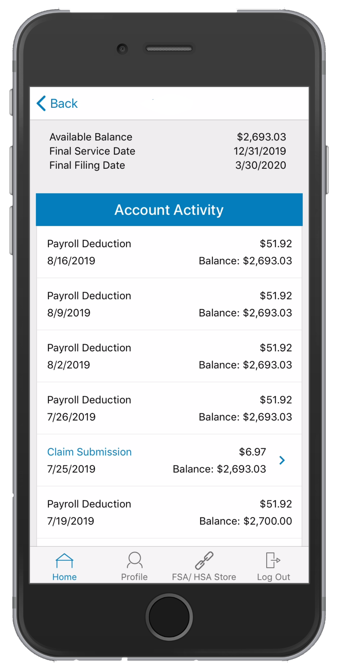 WEX Health Cloud Mobile App_LPFSA Account – STREAMLINE LOGO2